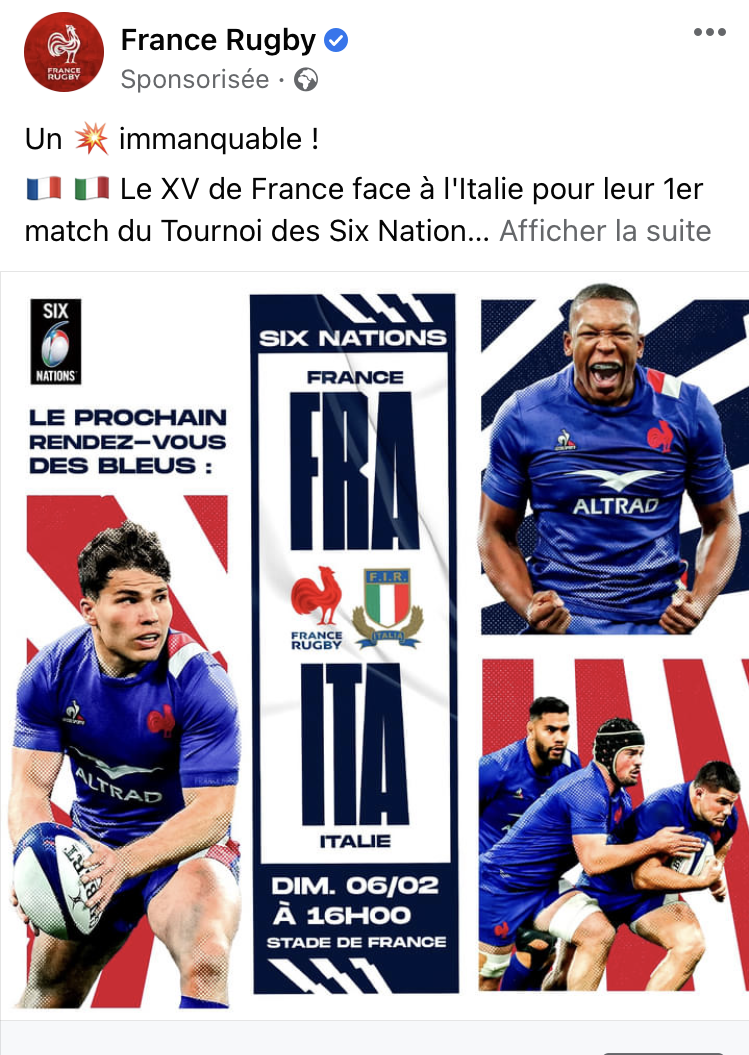 tournoi des 6 nations 2022 france